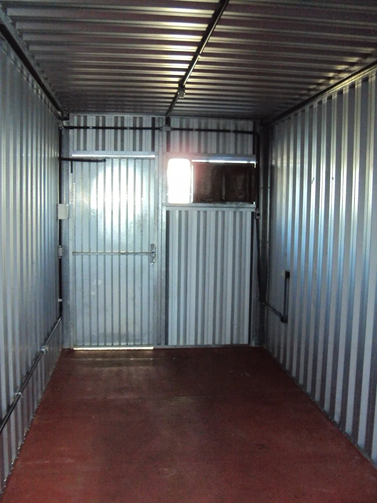 Container vão livre, interior